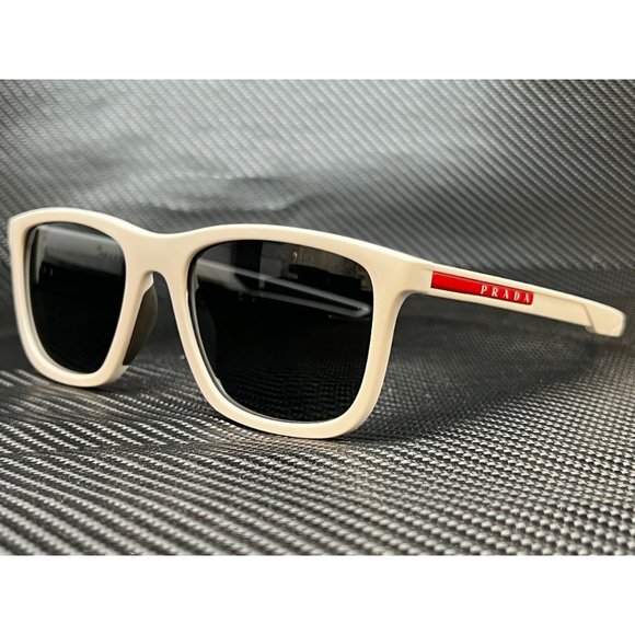 Prada Polarized White Rubber Men Sunglasses! New w/ box